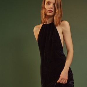 Reformation Irving Dress in Black